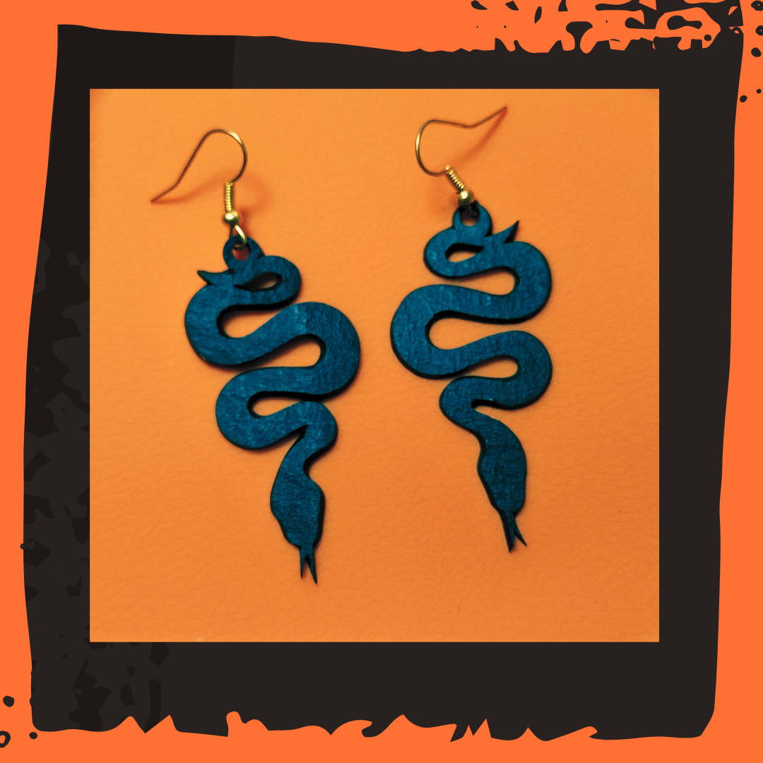 Snake Inner Tube Earrings