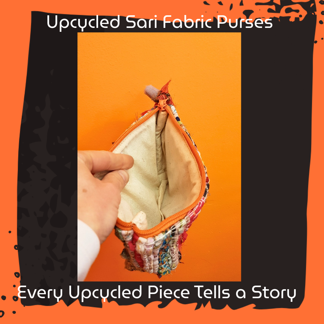 Upcycled Sari Fabric Purse