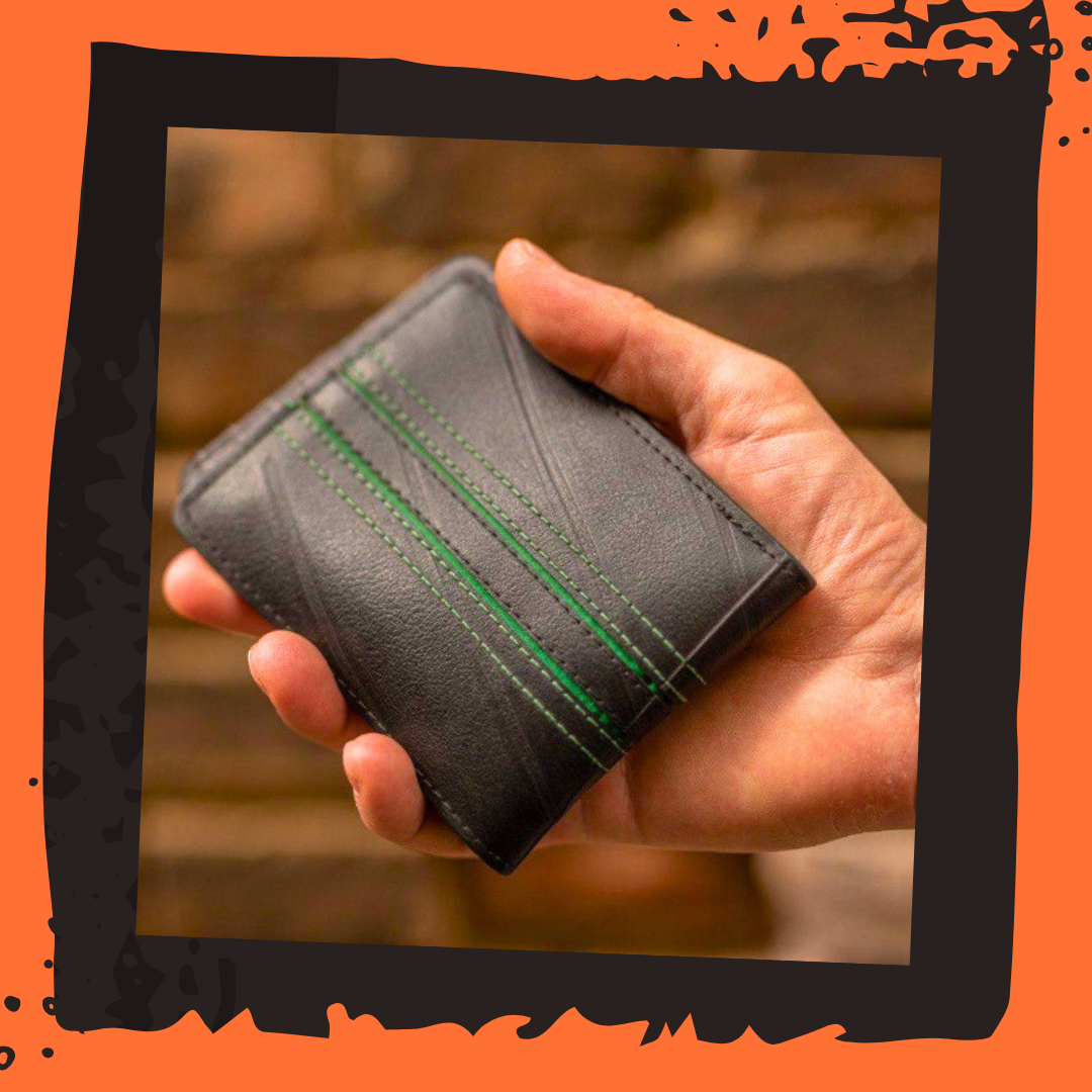 Upcycled Inner Tube Wallet Durable & Functional
