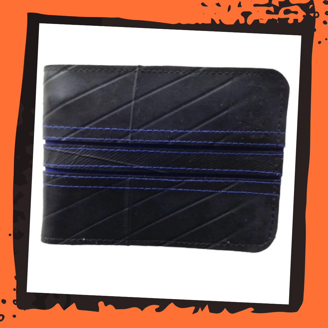 Upcycled Inner Tube Wallet Durable & Functional