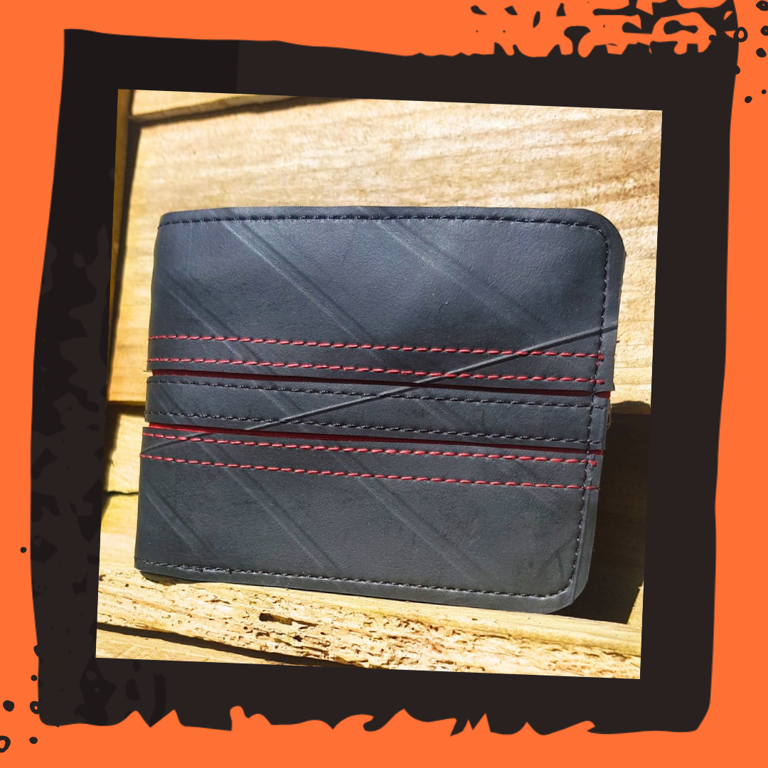 Upcycled Inner Tube Wallet Durable & Functional